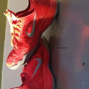 Available- Red Nike "crusader" shoes